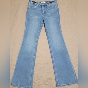 Women's Mid Rise Boot Cut Jeans, Size 30